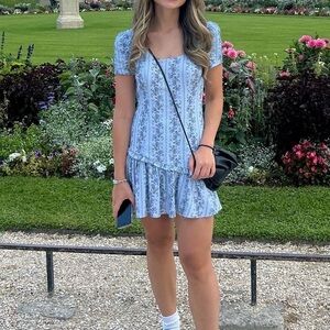 Love Shack Fancy mini floral dress